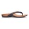 Vionic Bella - Women's Orthotic Thong Sandals - Black Woven