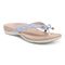 Vionic Bella - Women's Orthotic Thong Sandals - White Tile Patent - Angle main