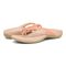 Vionic Bella - Women's Orthotic Thong Sandals - Canyon Sunset Orange - pair left angle