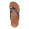Vionic Bella - Women's Orthotic Thong Sandals - Navy Poppy - Top
