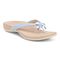 Vionic Bella - Women's Orthotic Thong Sandals - Skyway Blue - Angle main