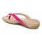 Vionic Bella - Women's Orthotic Thong Sandals - Dragonfruit Patent C - Back angle
