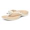 Vionic Bella - Women's Orthotic Thong Sandals - Marshmallow Tropical - Left angle