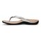 Vionic Bella - Women's Orthotic Thong Sandals - Aluminum Met - Left Side