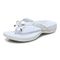 Vionic Bella - Women's Orthotic Thong Sandals - Arctic Ice Botanical - Left angle