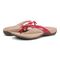 Vionic Bella - Women's Orthotic Thong Sandals - Viva Magenta - pair left angle