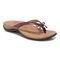 Vionic Bella - Women's Orthotic Thong Sandals - Port - Angle main