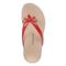 Vionic Bella - Women's Orthotic Thong Sandals - Red Patent - Top