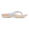 Vionic Bella - Women's Orthotic Thong Sandals - Skyway Blue - Right side