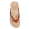 Vionic Bella - Women's Orthotic Thong Sandals - Clementine Snake 3 top view