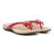 Vionic Bella - Women's Orthotic Thong Sandals - Red Patent - Pair