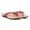 Vionic Bella - Women's Orthotic Thong Sandals - Red Patent - Pair
