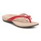 Vionic Bella - Women's Orthotic Thong Sandals - Red Patent - Angle main