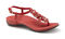 Vionic Julie - Women's Orthaheel Sandals - Red