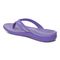 Vionic Tide II - Women's Leather Orthotic Sandals - Orthaheel - Amethyst - Back angle