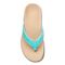 Vionic Tide II - Women's Leather Orthotic Sandals - Orthaheel - Ocean - 3 top view