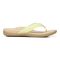 Vionic Tide II - Women's Leather Orthotic Sandals - Orthaheel - Pale Lime - Right side