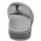 Vionic Tide II - Women's Leather Orthotic Sandals - Orthaheel - Pewter Metallic - 5 back view