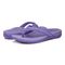 Vionic Tide II - Women's Leather Orthotic Sandals - Orthaheel - Amethyst - pair left angle