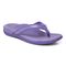 Vionic Tide II - Women's Leather Orthotic Sandals - Orthaheel - Amethyst - Angle main