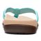 Vionic Tide II - Women's Leather Orthotic Sandals - Orthaheel - Ocean - 5 back view