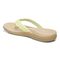 Vionic Tide II - Women's Leather Orthotic Sandals - Orthaheel - Pale Lime - Back angle