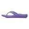 Vionic Tide II - Women's Leather Orthotic Sandals - Orthaheel - Amethyst - Left Side