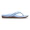 Vionic Tide II - Women's Leather Orthotic Sandals - Orthaheel - Light Blue - 4 right view