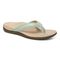Vionic Tide II - Women's Leather Orthotic Sandals - Orthaheel - Lichen - 1 profile view