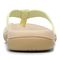 Vionic Tide II - Women's Leather Orthotic Sandals - Orthaheel - Pale Lime - Back