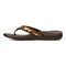 Vionic Tide II - Women's Leather Orthotic Sandals - Orthaheel - Brown Leopard - 2 left view
