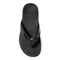 Vionic Tide II - Women's Leather Orthotic Sandals - Orthaheel - Black - 3 top view