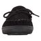 Lamo Men's Moc - Suede - Faux Sheepskin P102M - Black - Front View