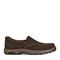 Dunham Battery Park Slip-On Cushioned Men's Casual Shoe - Brown Nubuck - 1