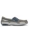 Rockport Captain Boat Cushioned Arch Support Men's Boat Shoe - Gray/navy Nubuck - 1