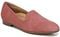 Vionic Willa Womens Sleek Leather Casual Walker - Dusty Cedar Suede