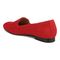 Vionic Willa Womens Sleek Leather Casual Slip On Moc - Red Suede - Back angle