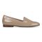 Vionic Willa Womens Sleek Leather Casual Slip On Moc - Taupe Crinkle Patent - Right side