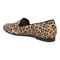 Vionic Willa Womens Sleek Leather Casual Slip On Moc - Toffee Leopard - Back angle