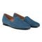 Vionic Willa Womens Sleek Leather Casual Slip On Moc - Dark Teal Suede - Pair