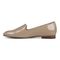 Vionic Willa Womens Sleek Leather Casual Slip On Moc - Taupe Crinkle Patent - Left Side