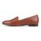 Vionic Willa Womens Sleek Leather Casual Slip On Moc - Brown Nappa Leather - Left Side