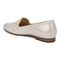 Vionic Willa Womens Sleek Leather Casual Slip On Moc - Silver Shimmer Txtl - Back angle