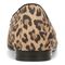 Vionic Willa Womens Sleek Leather Casual Slip On Moc - Toffee Leopard - Back
