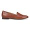 Vionic Willa Womens Sleek Leather Casual Slip On Moc - Brown Nappa Leather - Right side