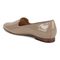 Vionic Willa Womens Sleek Leather Casual Slip On Moc - Taupe Crinkle Patent - Back angle