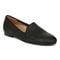 Vionic Willa Womens Sleek Leather Casual Slip On Moc - Black Met Snake - Angle main