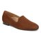 Vionic Willa Womens Sleek Leather Casual Slip On Moc - Monks Robe Suede - Angle main