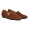Vionic Willa Womens Sleek Leather Casual Slip On Moc - Monks Robe Suede - Pair
