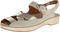 Earthies Malina - Women's Low Wedge - Bone